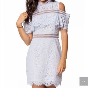 Keepsake Oblivion dress in baby blue worn once